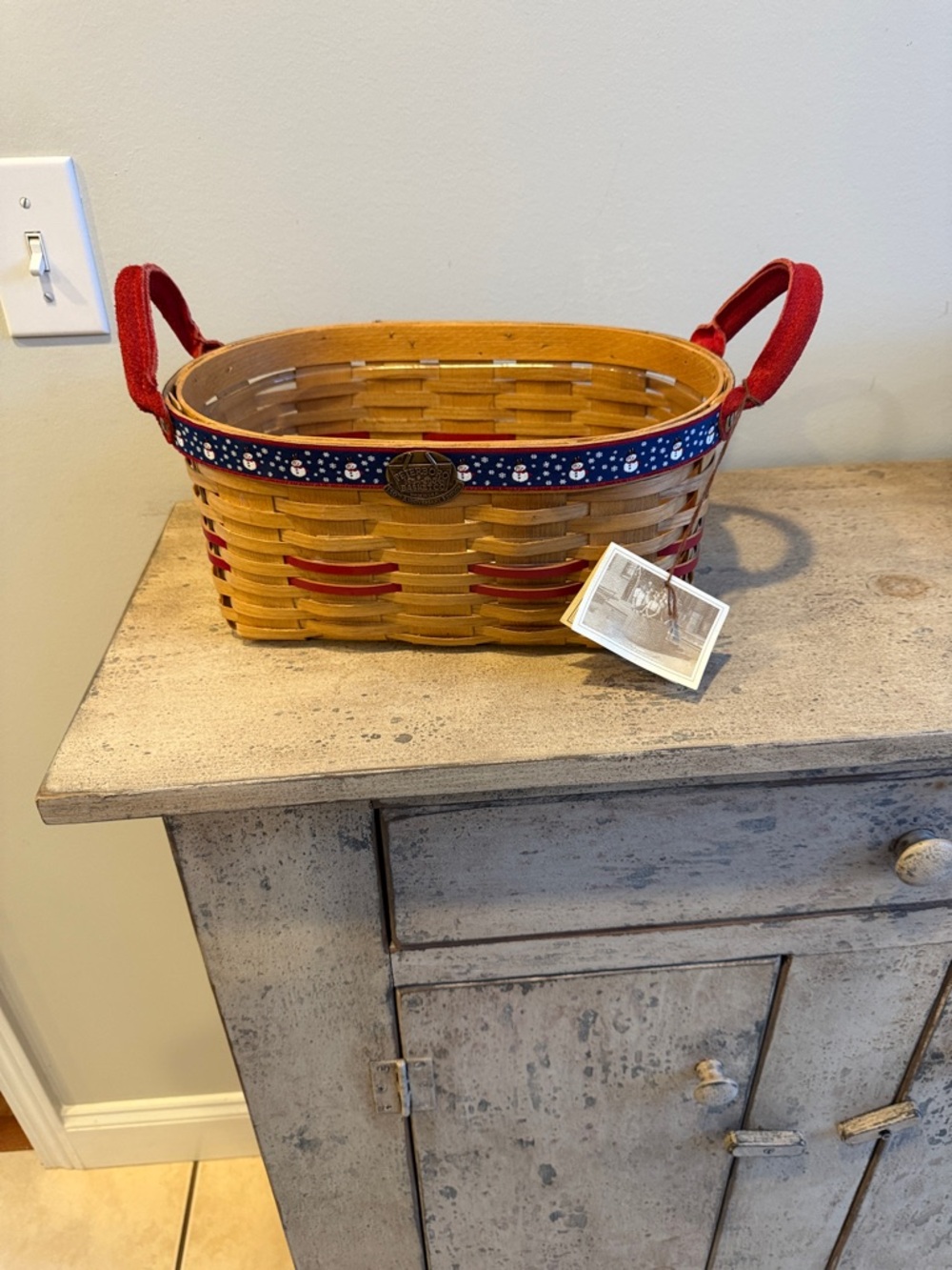 Peterboro Red-Handled Woven Home Accent